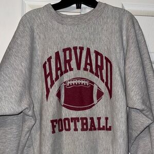 Vintage Harvard Football Sweater